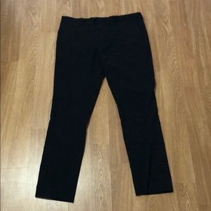 Skinny-Style Black Dress Pants